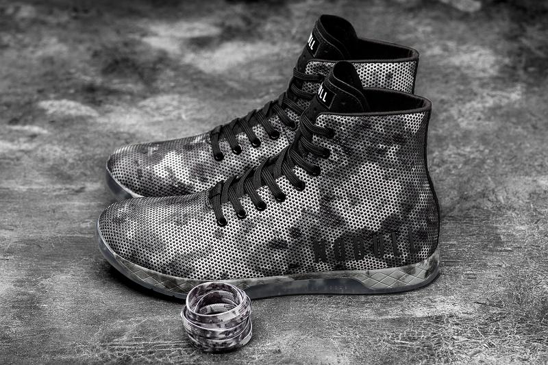 Nobull High-Top Shadow Tie-Dye Men's Trainers Grey | USA X1459Y